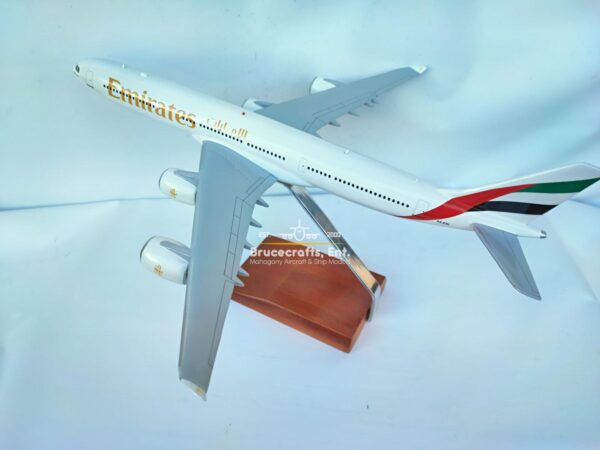 Model of Airbus A340-500 Emirates Airlines with detailed craftsmanship.